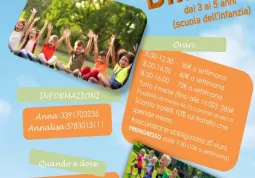 La nostra Estate! – Bimbi, dal 3 al 28 luglio, per bambini della scuola dell’Infanzia, orario massimo 8-16